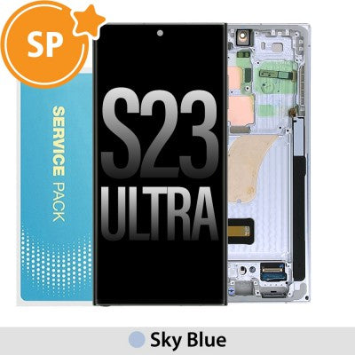 Tecguru_Samsung Galaxy S23 Ultra 5G S918B OLED Screen Replacement Digitizer GH82-30465A (Service Pack)-Phantom Black Tecguru_Samsung Galaxy S23 Ultra 5G S918B OLED Screen Replacement Digitizer GH82-30465A (Service Pack)-Phantom Black